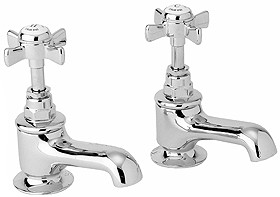 Deva Imperial Basin Taps (Pair, Chrome).