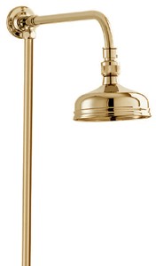 Deva Shower Kits Traditional Rigid Riser Kit With 5" Rose (Gold).