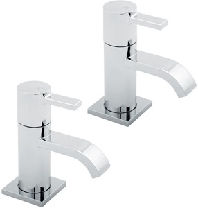 Deva Linx Bath Taps (Pair, Chrome).