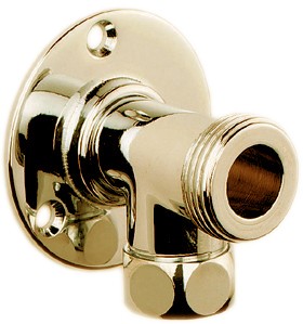 Deva Accessories 15mm Shower Back Plate Elbows (Pair, Gold).