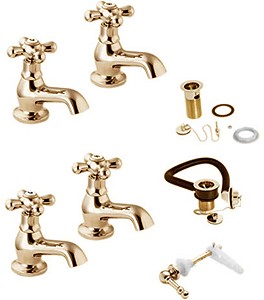 Deva Regency Bath Tap Pack 1 (Gold).