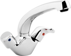 Deva Reva Dual Flow Kitchen Tap With Swivel Spout (Chrome).