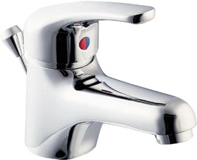 Deva Revelle Enviro-Klick Mono Basin Mixer Tap With Pop Up Waste (Chrome).