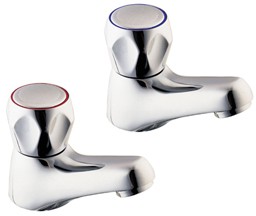 Deva Commercial Water Saving Basin Taps (pair).