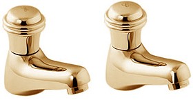 Deva Senate Bath Taps (Pair, Gold).