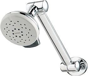 Deva Satinjet Awatea High Rise Adjustable Wall Mounted Shower Head.