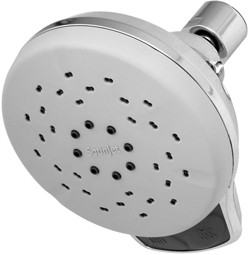 Deva Satinjet Awatea Multi Function Shower Rose With Swivel Joint (Chrome).
