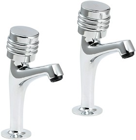 Deva Solerno High Neck Sink Taps (Pair).