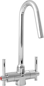 Deva Contemporary Taur Mono Sink Mixer Tap With Swivel Spout.