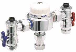 Deva Commercial 22mm Thermostatic Blending Valve.