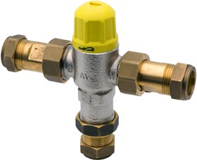 Deva Thermostatic TMV2 Combined Thermostatic Blending Valve. 15/22mm.