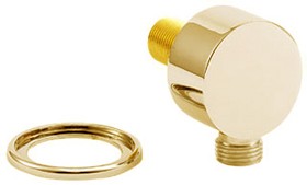 Deva Accessories Round Union Elbow For Concealed Shower (Gold).