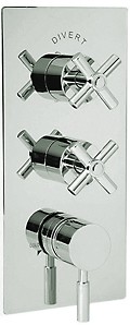 Deva Vista 1/2" Triple Concealed Thermostatic Shower Valve (Chrome).