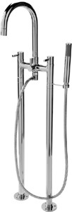 Deva Vision Bath Shower Mixer With Stand Pipes And Shower Kit.