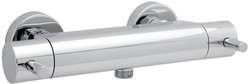 Deva Vision Thermostatic Exposed Bar Shower Valve (Chrome).