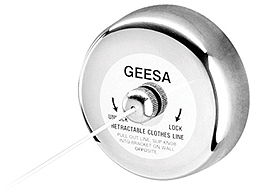 Geesa Hotel Extendable Bathroom Clothes Line.