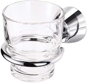 Geesa Cono Glass Tumbler and Holder