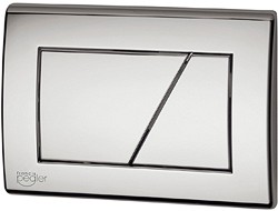 Pegler Frames Swish Flush Plate (Matt Chrome). 274x165mm.