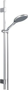 Grohe Rainshower Solo Slide Rail Kit, Eco Button Shower Handset & Hose.