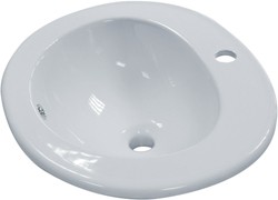 Hydra Vanity Basin (1 Tap Hole).  Size 515x440mm.