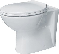 Hydra Back To Wall Toilet With Seat. Horizontal Outlet.  Size 360x530mm.