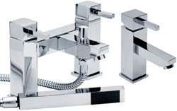 Hydra Grange Basin & Bath Shower Mixer Tap Set (Free Shower Kit).