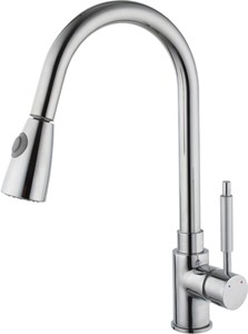 Hydra Lily Kitchen Tap With Pull Out Spray Rinser (Chrome).