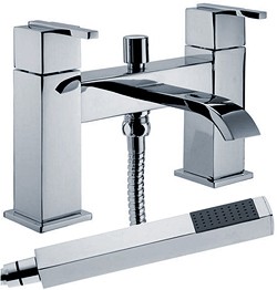 Hydra Norton Bath Shower Mixer Tap With Shower Kit (Chrome).