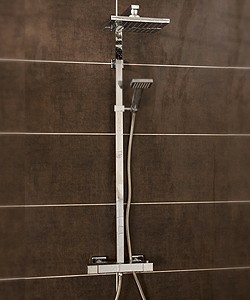 Hydra Norton Thermostatic Bar Shower Valve & Rigid Riser Set.