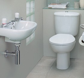 Ideal Standard Studio 3 Piece Cloakroom Suite.