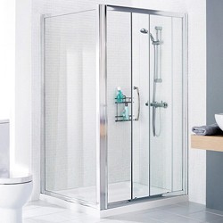 Lakes Classic 1000mm Square Shower Enclosure & Tray (Left Handed).