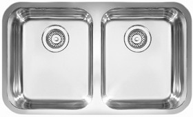 Rangemaster Atlantic Undermount 2.0 Bowl Steel Kitchen Sink.