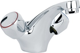 Mayfair Alpha Mono Basin Mixer Tap With Pop Up Waste (Chrome).