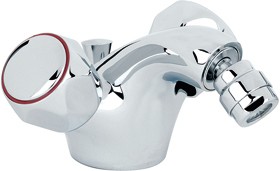 Mayfair Alpha Mono Bidet Mixer Tap With Pop Up Waste (Chrome).