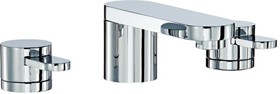 Mayfair Cielo 3 Tap Hole Bath Filler Tap (Chrome).