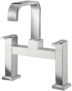 Mayfair Flow Bath Filler Tap (High Spout, Chrome).