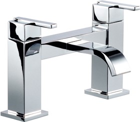 Mayfair Ice Fall Lever Bath Filler Tap (Chrome).