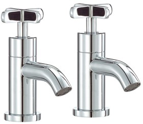 Mayfair Loli Bath Taps (Pair, Chrome).