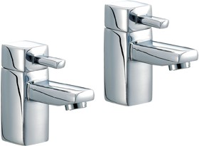 Mayfair QL Basin Taps (Pair, Chrome).