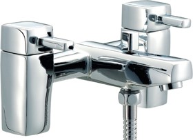 Mayfair QL Bath Shower Mixer Tap With Shower Kit (Chrome).