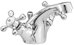 Mayfair Ritz Mono Basin Mixer Tap With Pop Up Waste (Chrome).