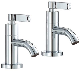 Mayfair Stic Basin Taps (Pair, Chrome).