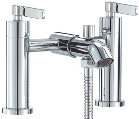 Mayfair Stic Bath Shower Mixer Tap With Shower Kit (Chrome).