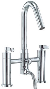 Mayfair Stic Bath Shower Mixer Tap With Shower Kit (High Spout).