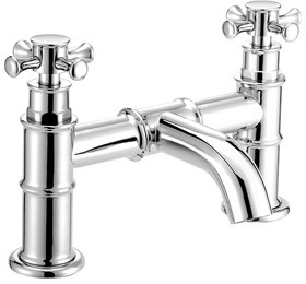 Mayfair Tait Cross Bath Filler Tap (Chrome).