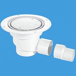 McAlpine Gullies 75mm Shower Trap Gully For Sheet Flooring.