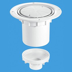 McAlpine Gullies 75mm Shower Trap Gully For Sheet Flooring.