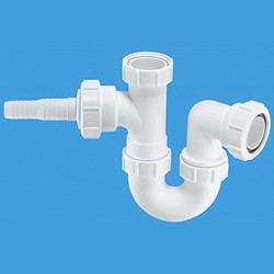 McAlpine Plumbing 1 1/2" Sink Trap With Horizontal Inlet.