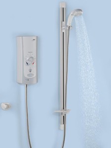 Mira Electric Showers Mira Advance ATL 9.8kW Flex in white & chrome.