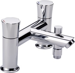 Mira Discovery Deck Mounted Bath Shower Mixer Tap (Chrome).